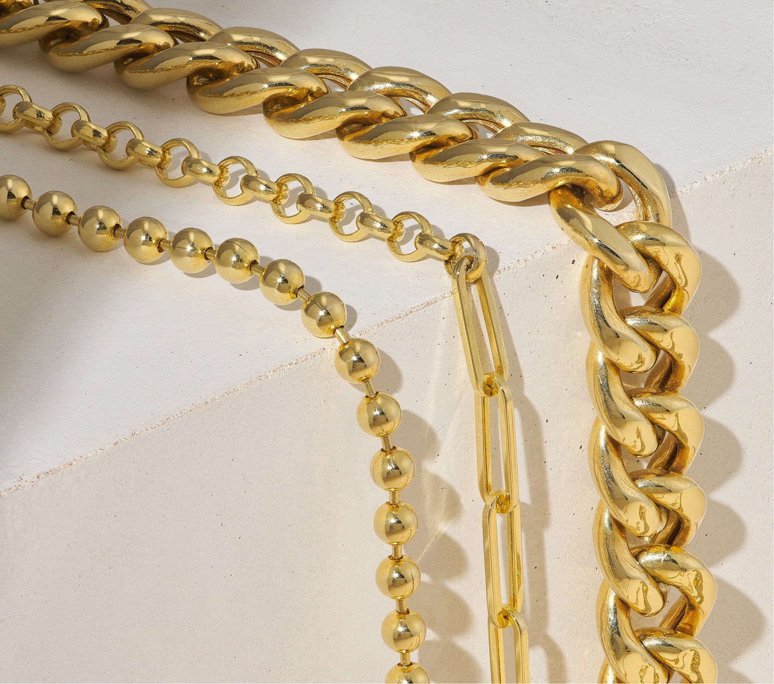 1mm Adjustable Threader Bead Chain Necklace - 14K Yellow Gold