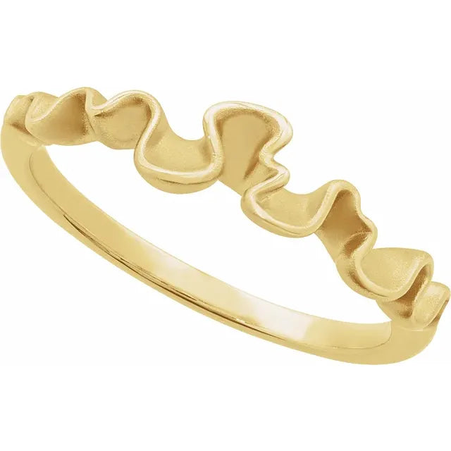 Ribbon Stackable Ring