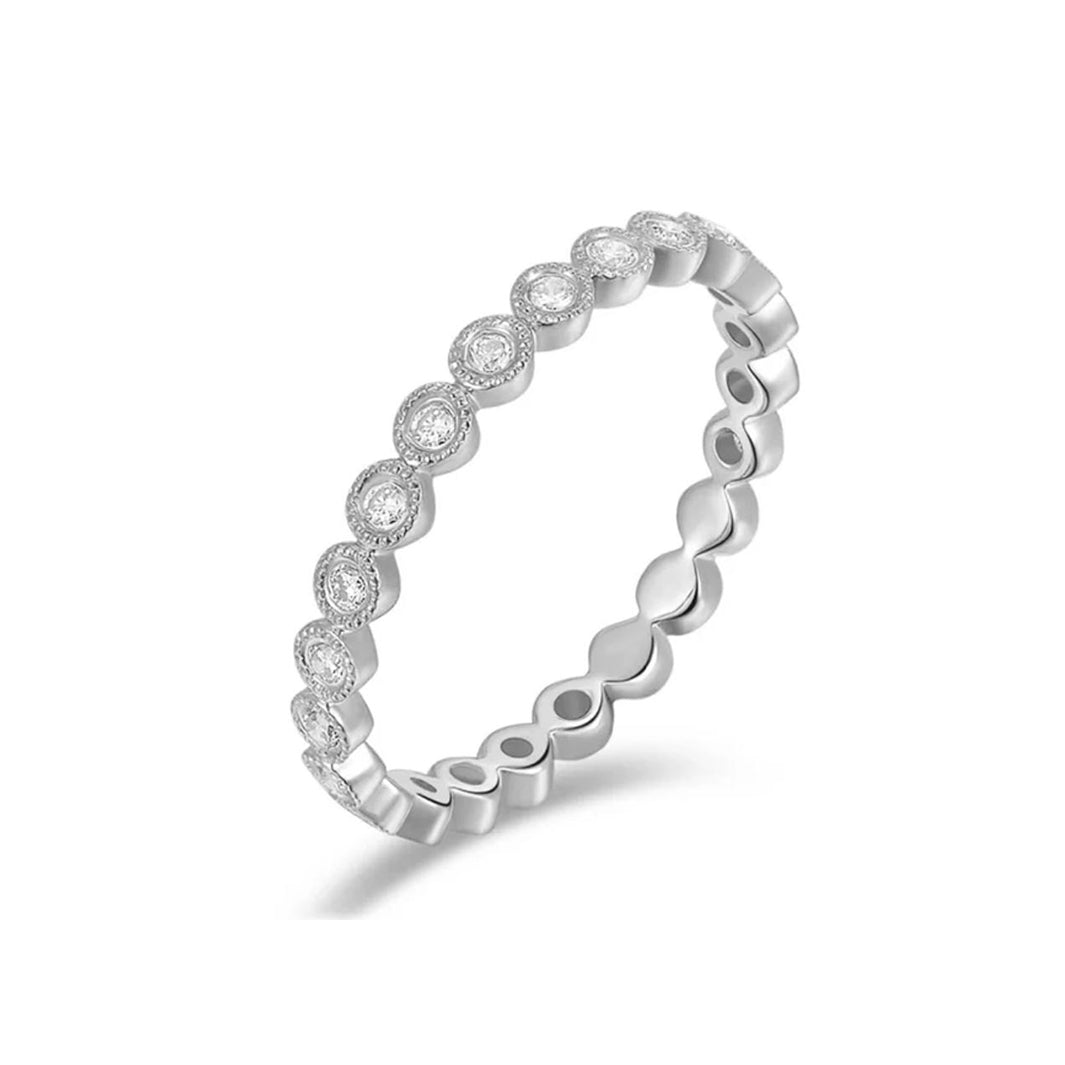 Bezel Diamond Eternity Band