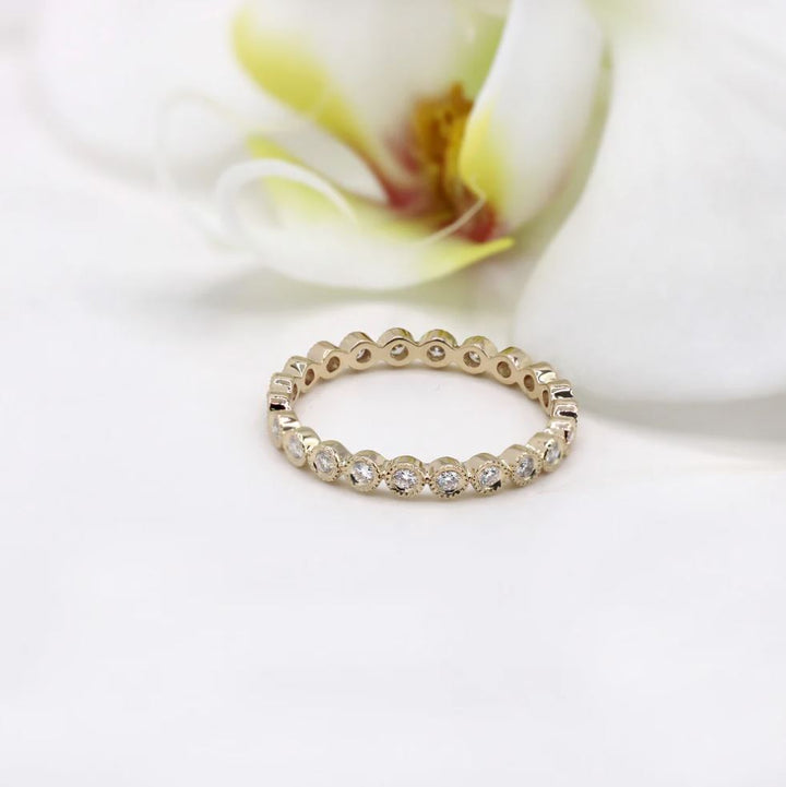 Bezel Diamond Eternity Band