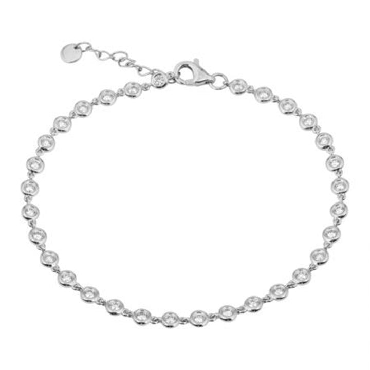 Bezel Set Diamond Bracelet