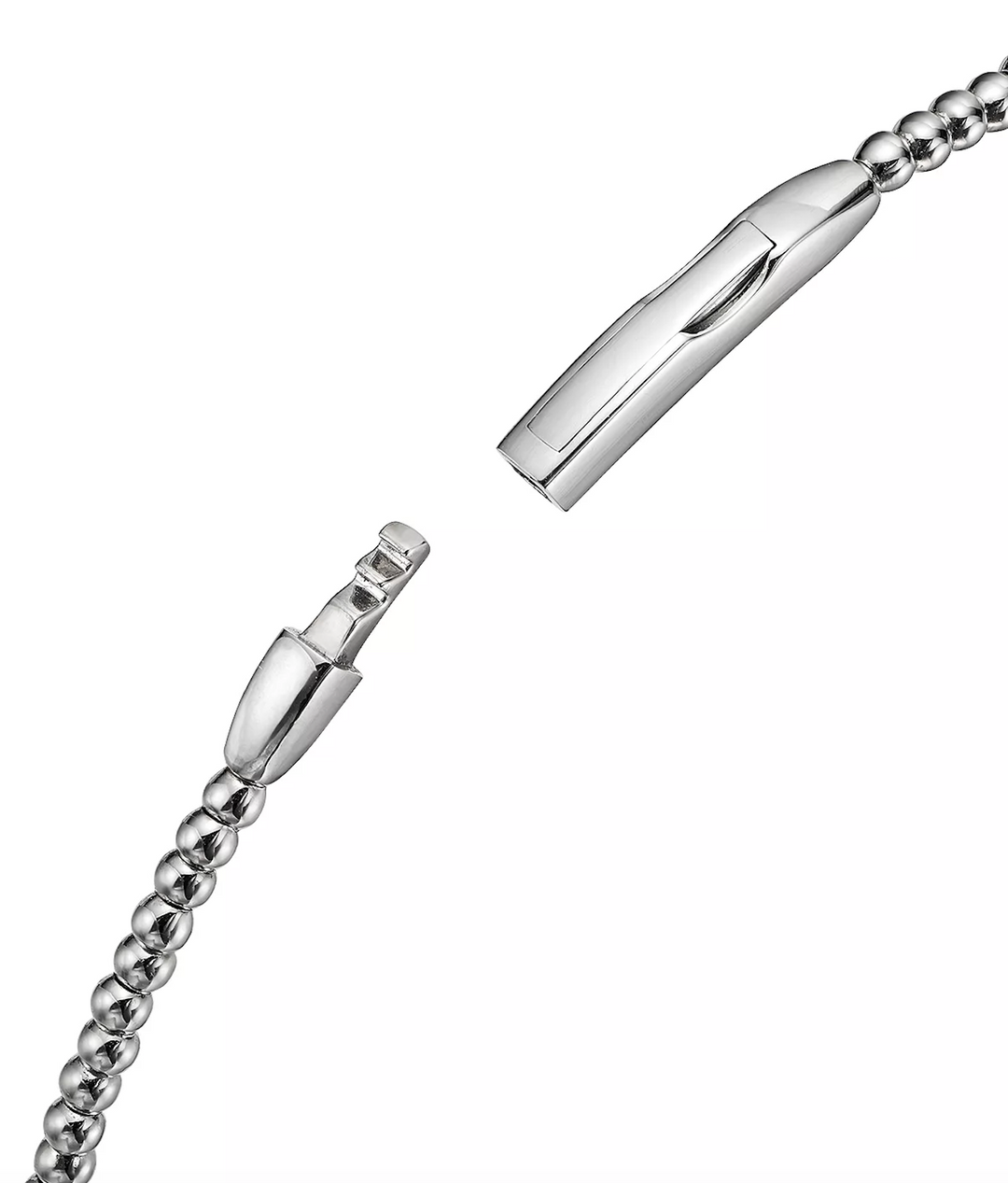 Diamond Cluster Beaded Flexible Bangle Bracelet in 14K White Gold, 0.50 ct. t.w.