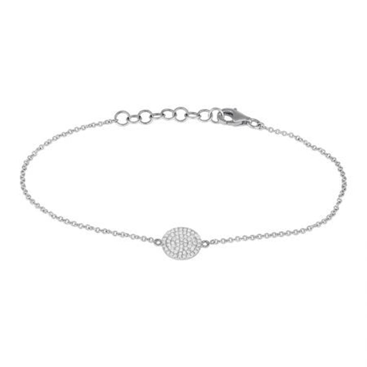 Diamond Disk Bracelet