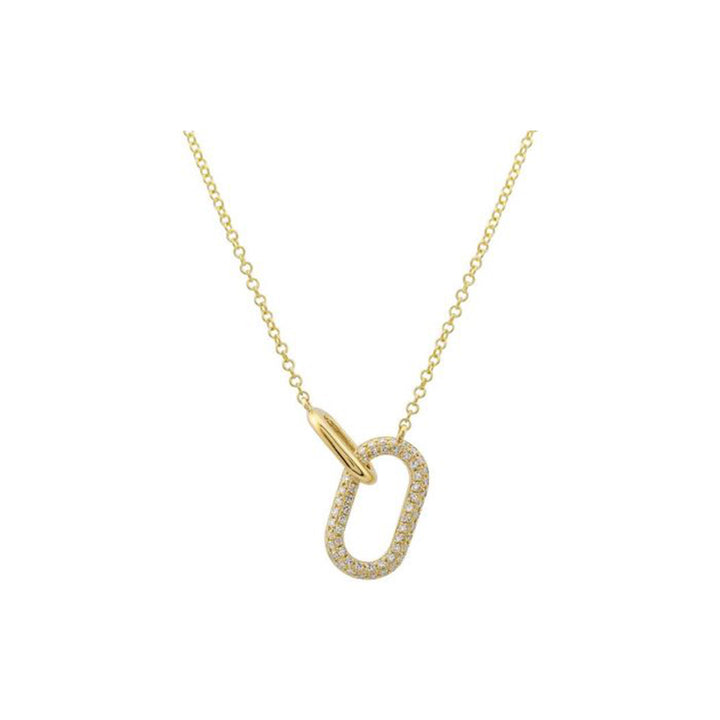 Interlocking Diamond Necklace