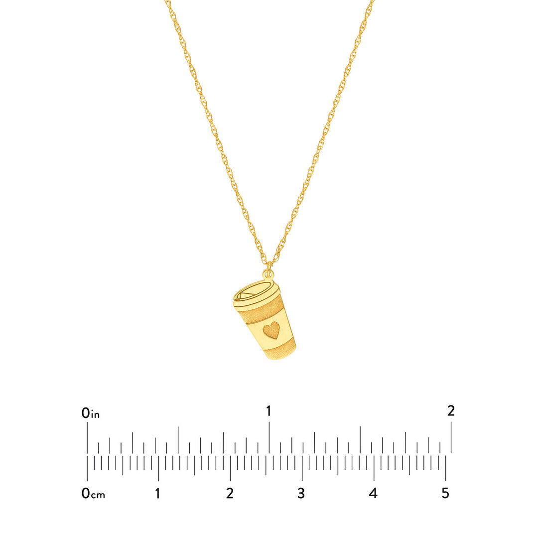 So You Coffee Cup Necklace