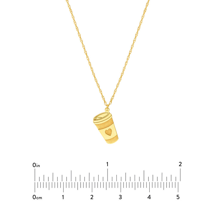 So You Coffee Cup Necklace