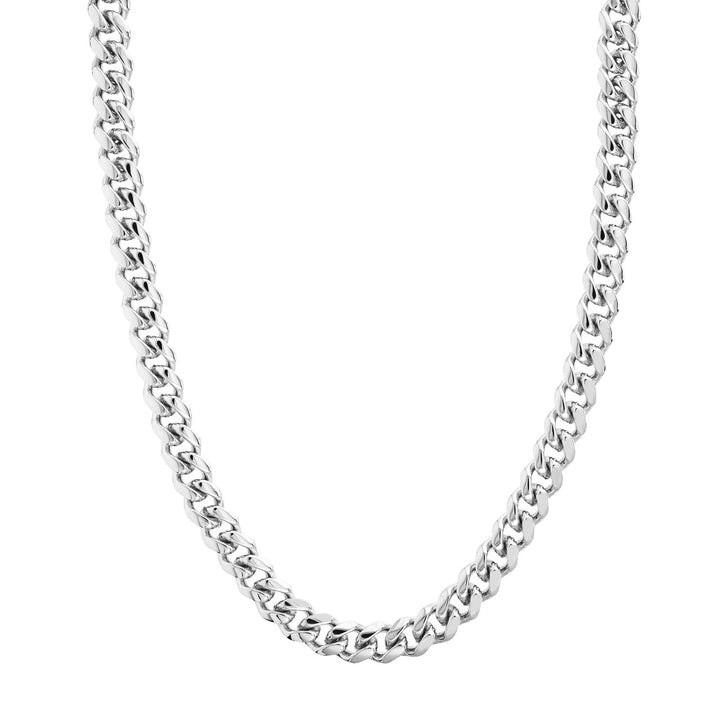 Sterling Silver 10.4mm Miami Cuban Chain with Lobster Lock