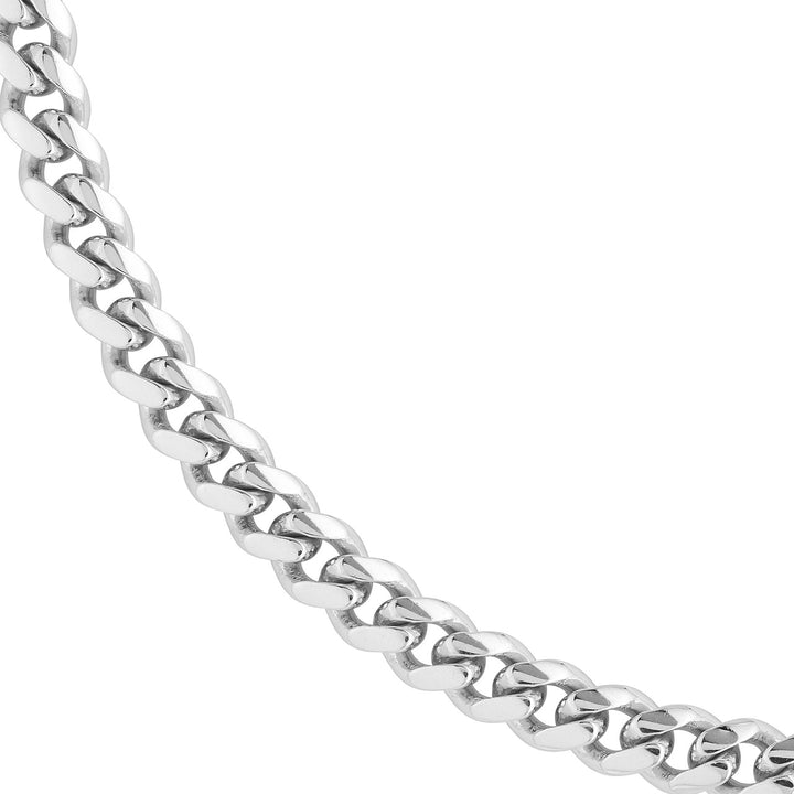 Sterling Silver 10.4mm Miami Cuban Chain with Lobster Lock