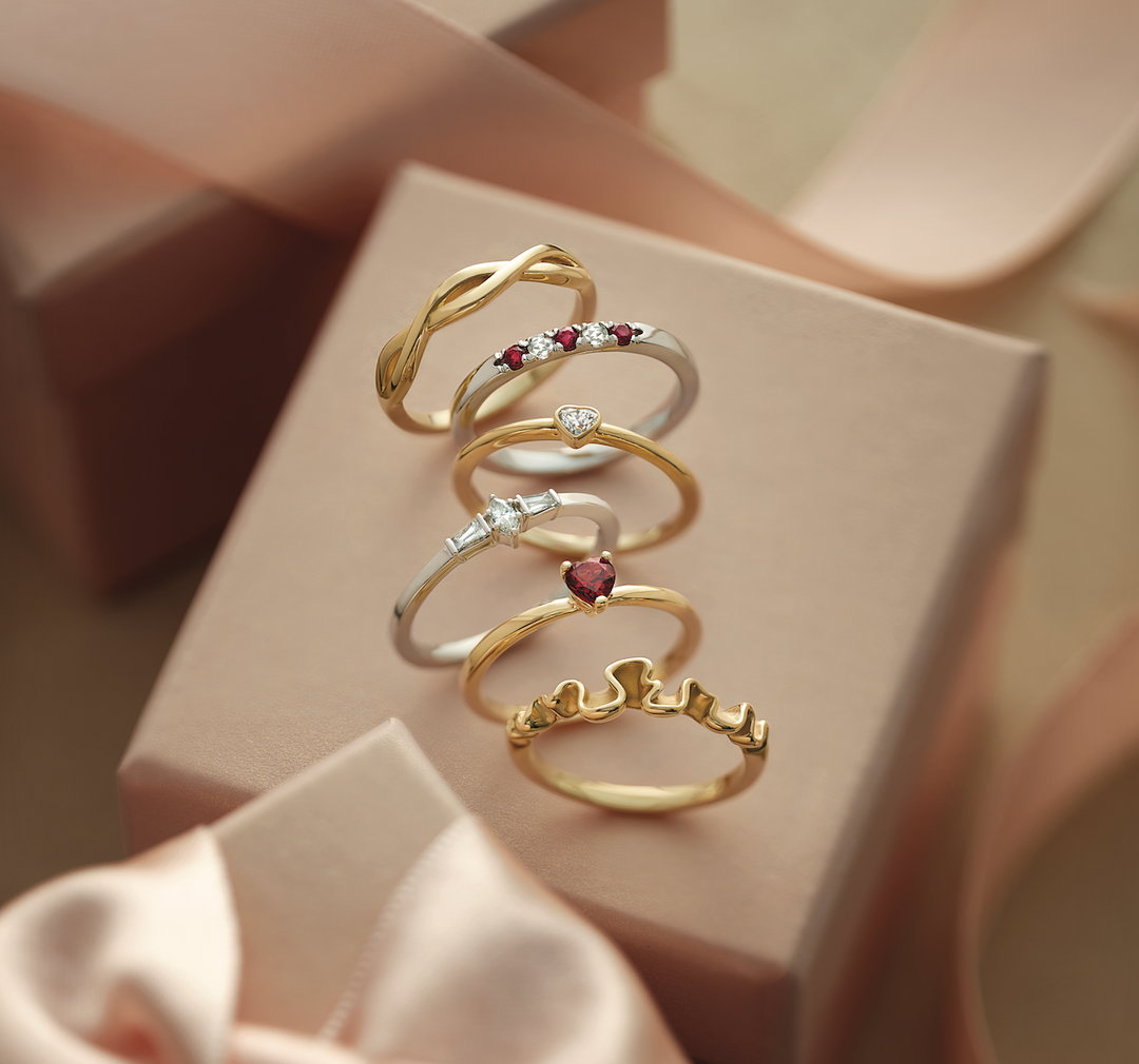 Ribbon Stackable Ring