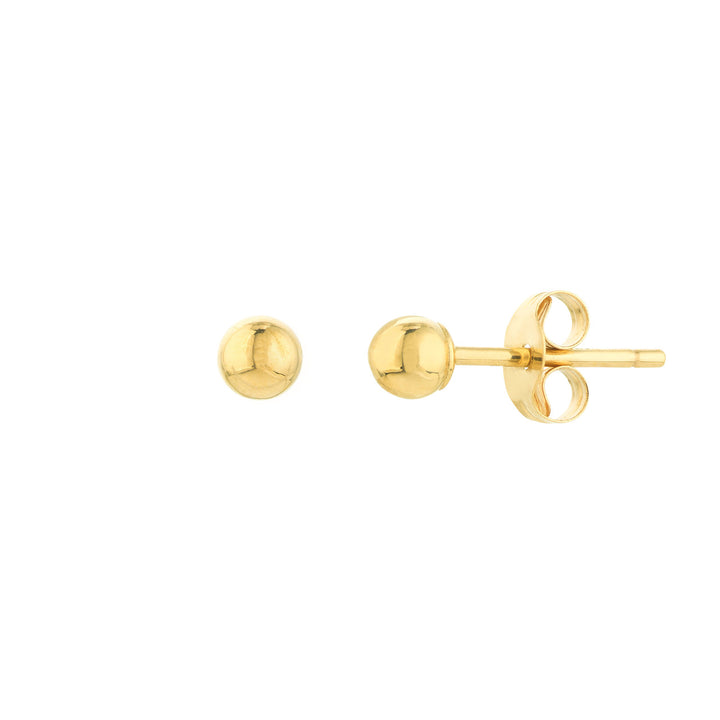 Polished Ball Stud Earrings