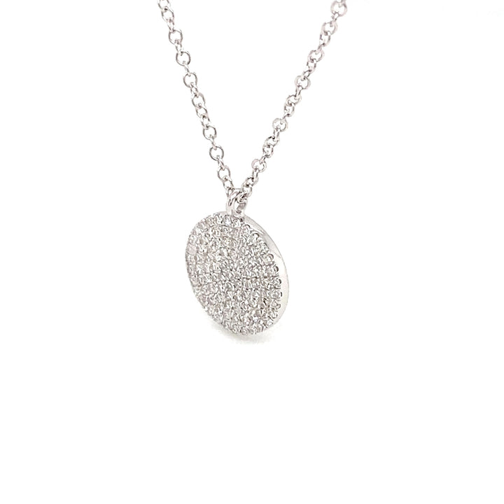 Elegant Diamond Sparkling Pendant Necklace