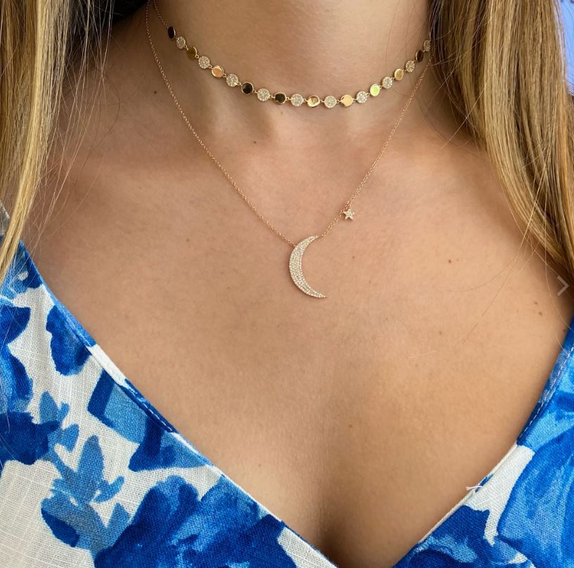 Moon & Star Necklace