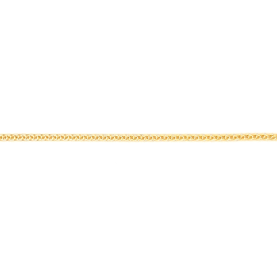 Wheat Chain in 14k Yellow Gold (1.25mm)