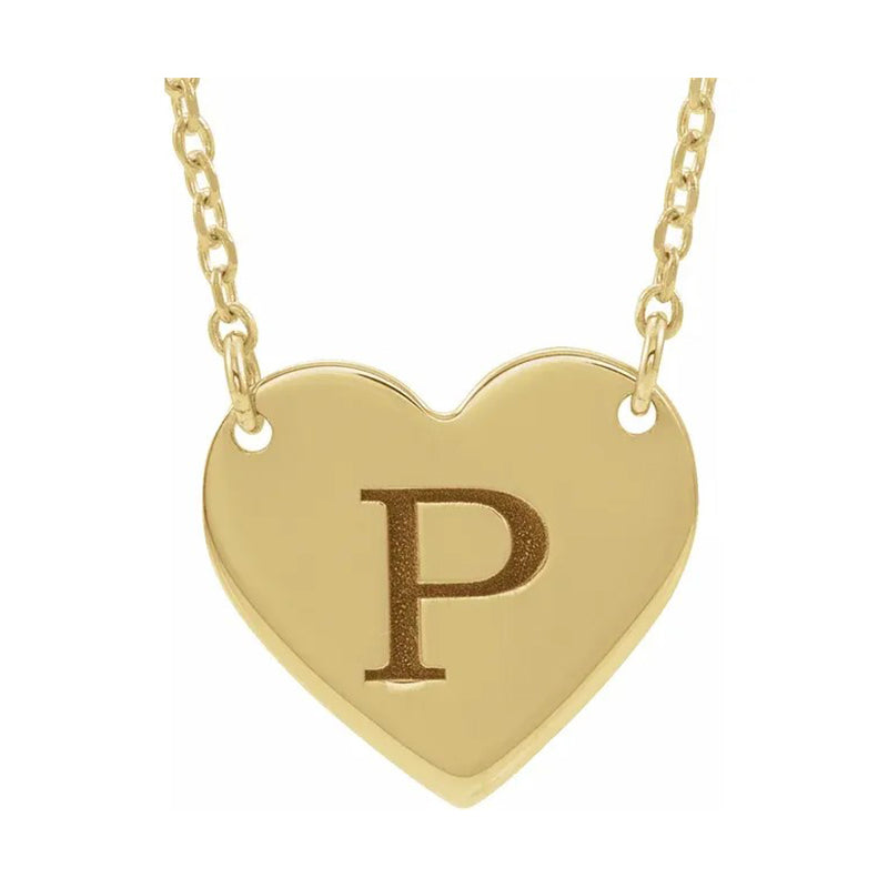 Engravable Heart Necklace