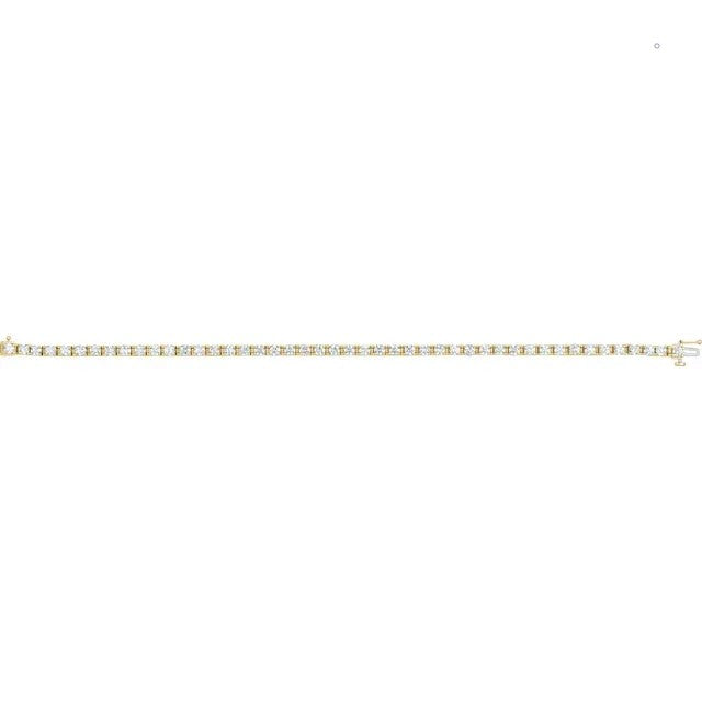 4 3/4 Natural Diamond Line Bracelet