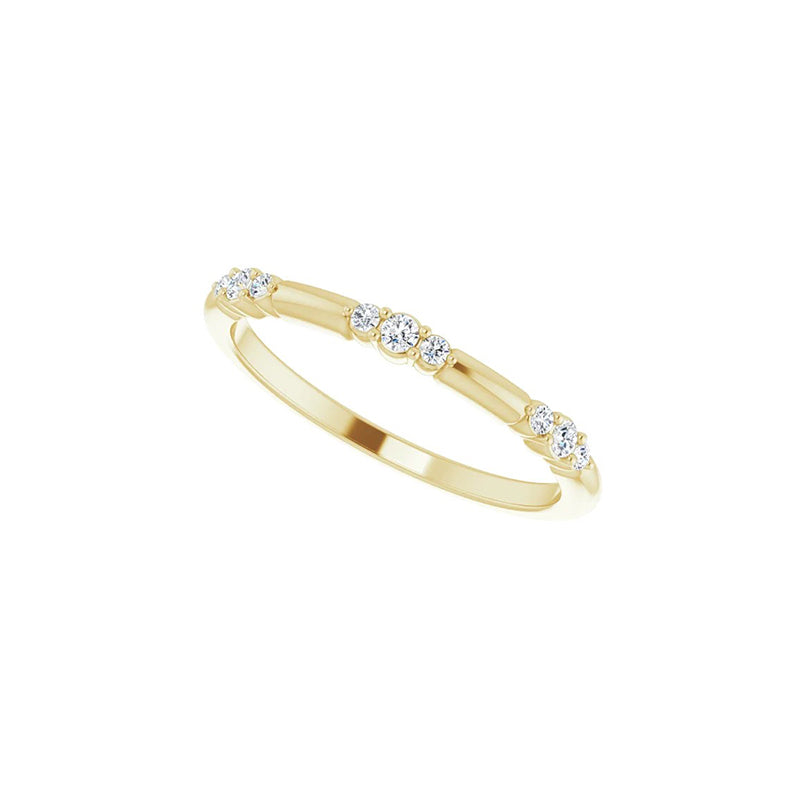 Natural Diamond Stackable Ring, 1/10ctw