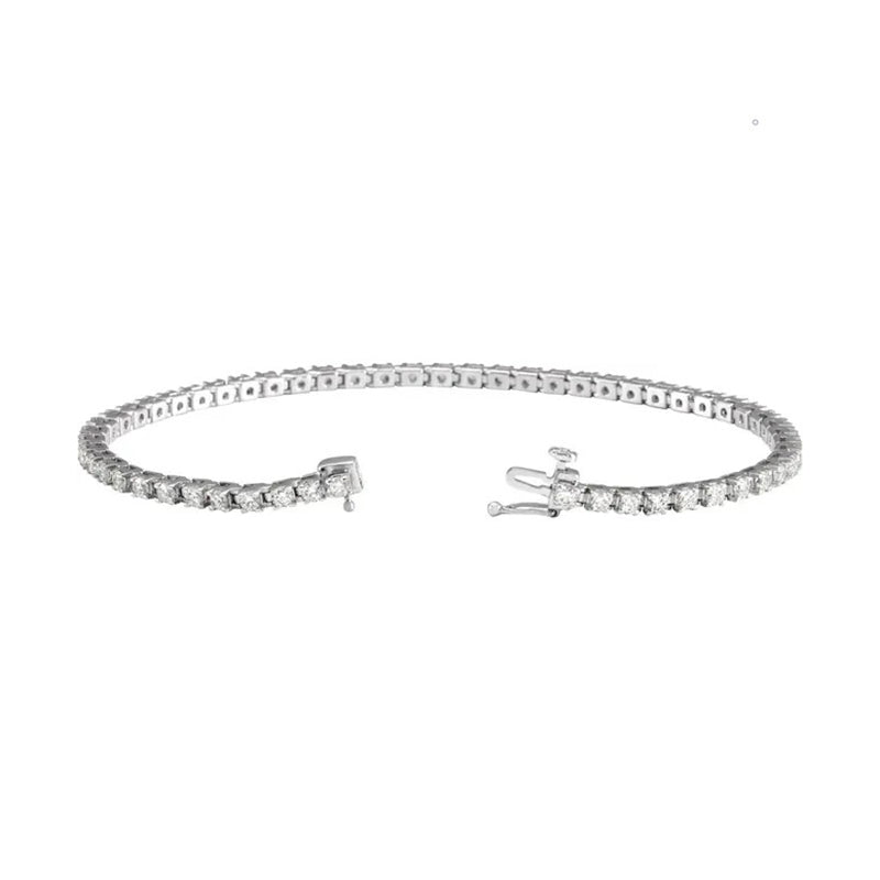 3 CTW Natural Diamond Line Bracelet