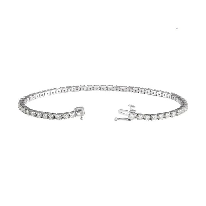 3 CTW Natural Diamond Line Bracelet