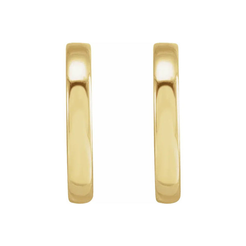 14K Yellow Hoop Earrings