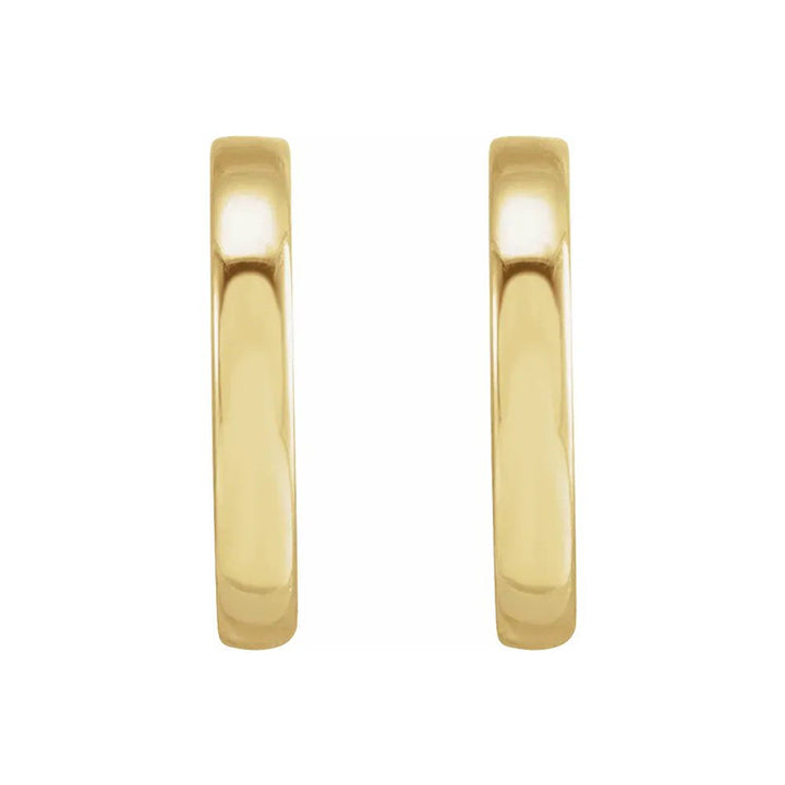 14K Yellow Hoop Earrings