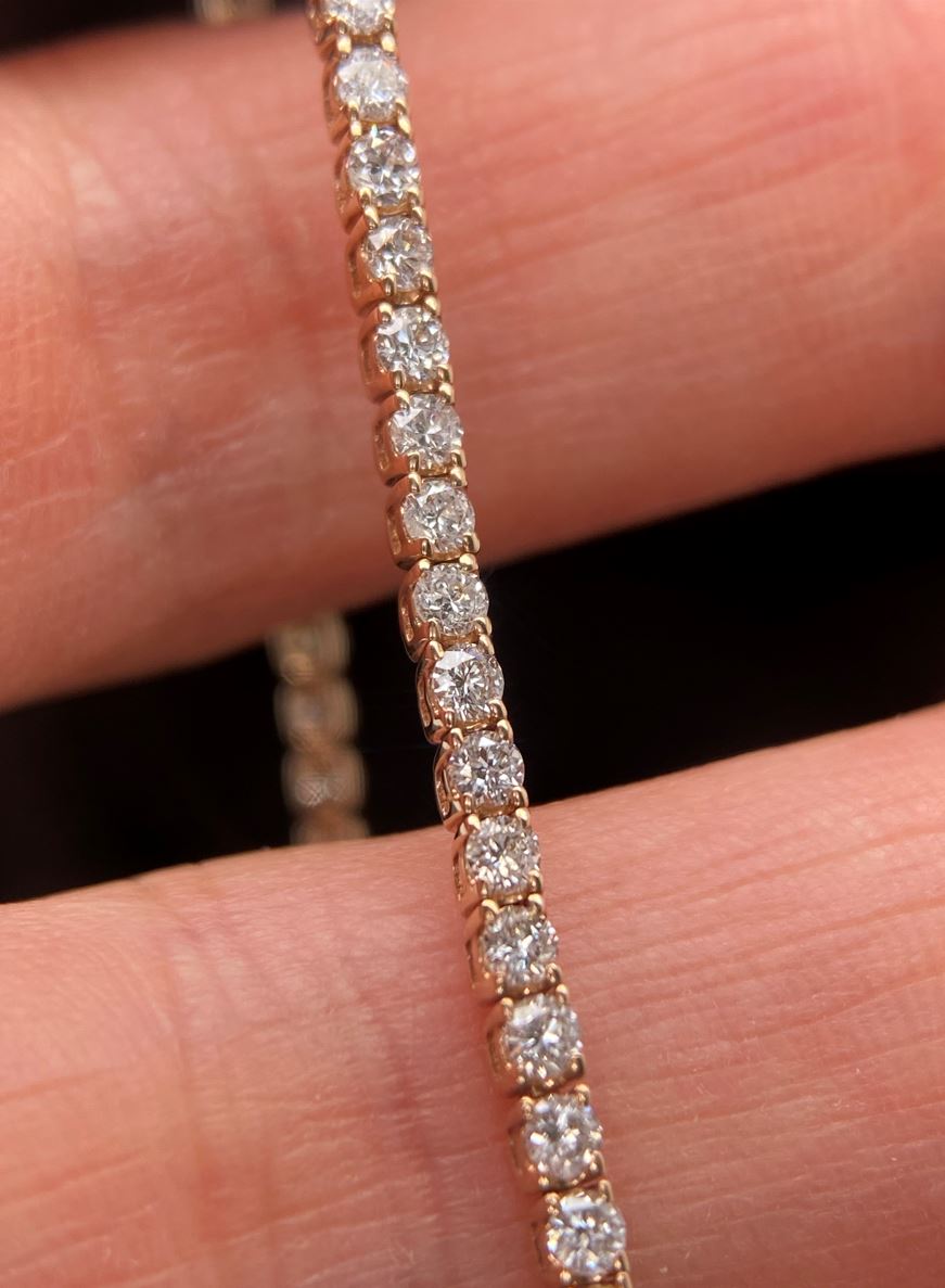 2ctw Diamond Tennis Bracelet