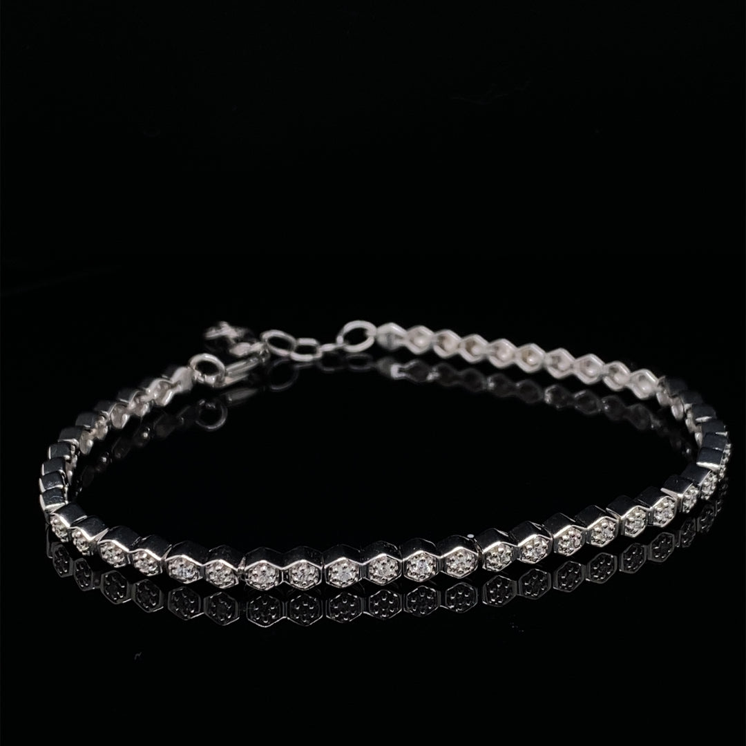 Diamond 14K Gold Bracelet