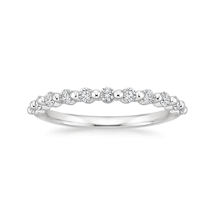 Diamond Band in 14K White Gold