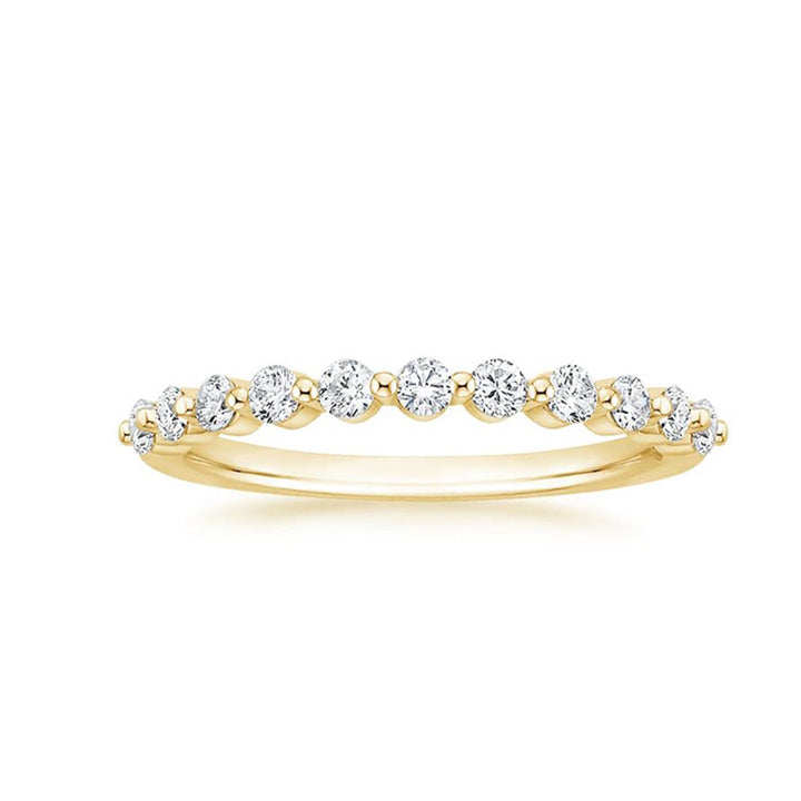 Diamond Band in 14K Yellow Gold