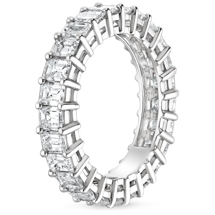 Emerald Eternity Diamond Band