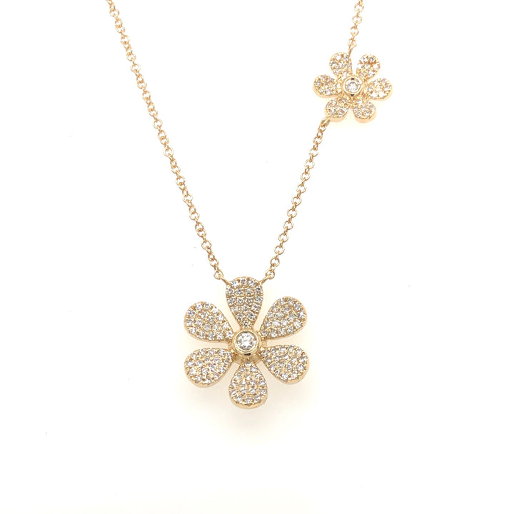 Flower Diamond Necklace