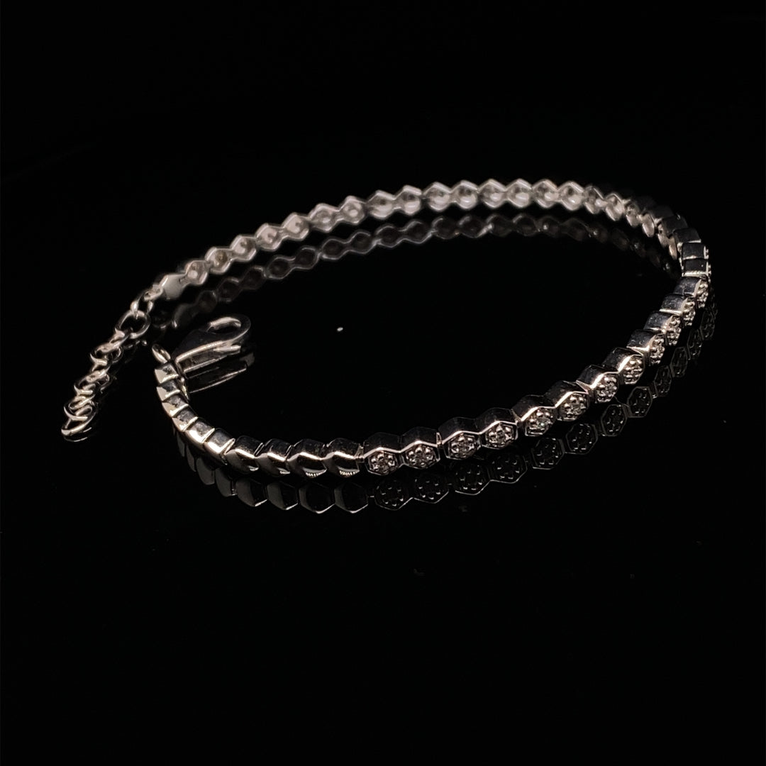 Diamond 14K Gold Bracelet