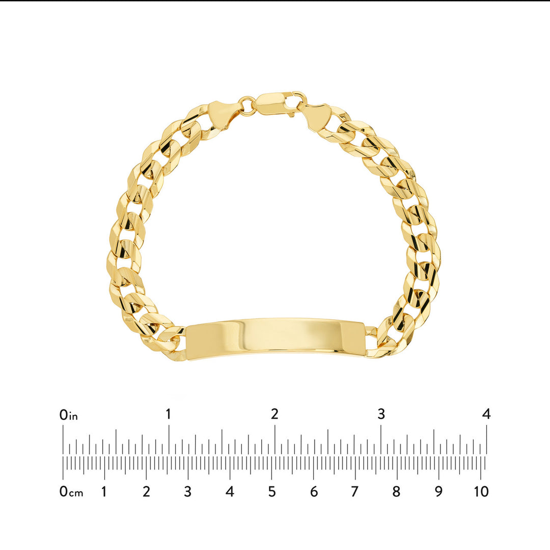 8.5mm Men's Engravable Initial ID Bracelet