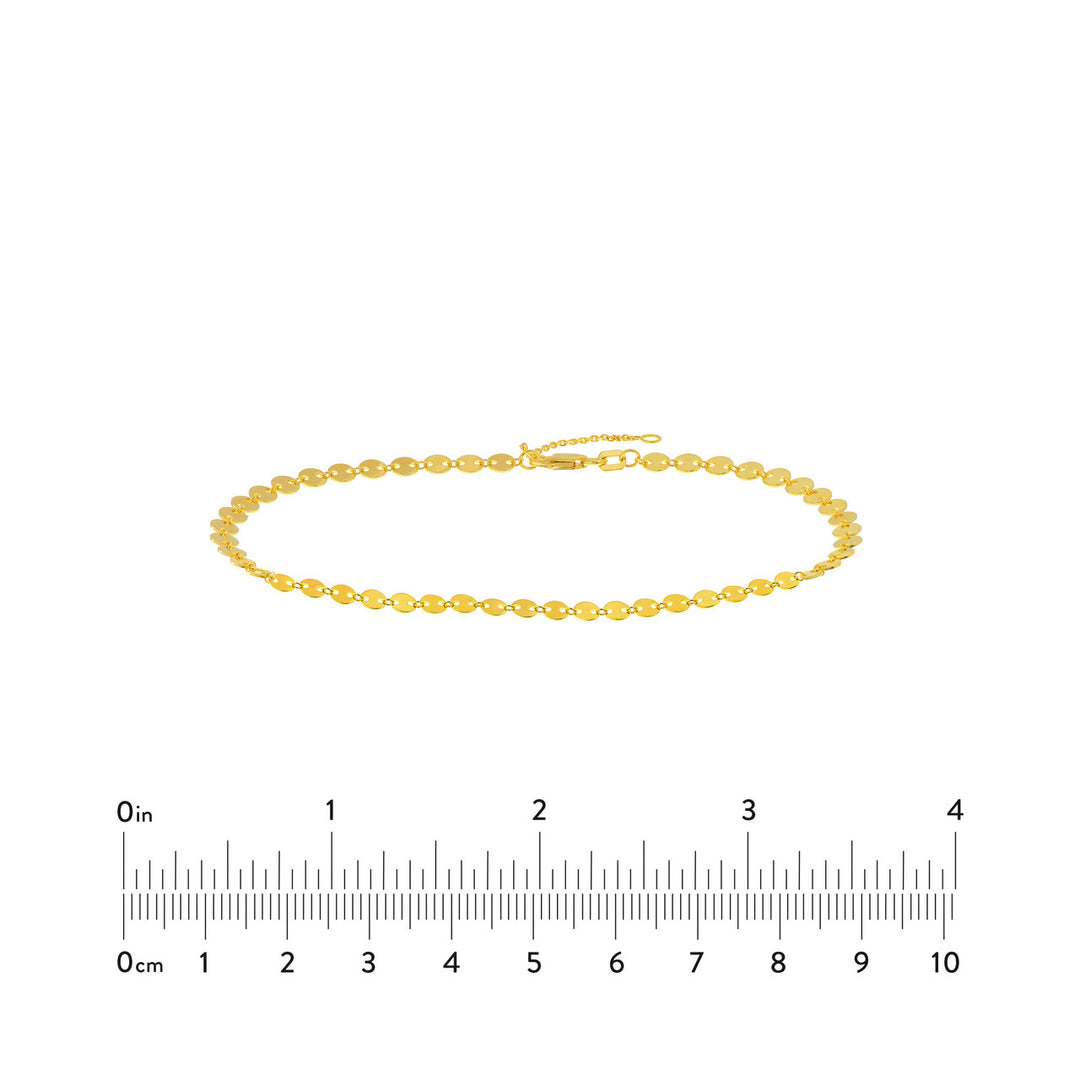 4mm Full Disc Anklet