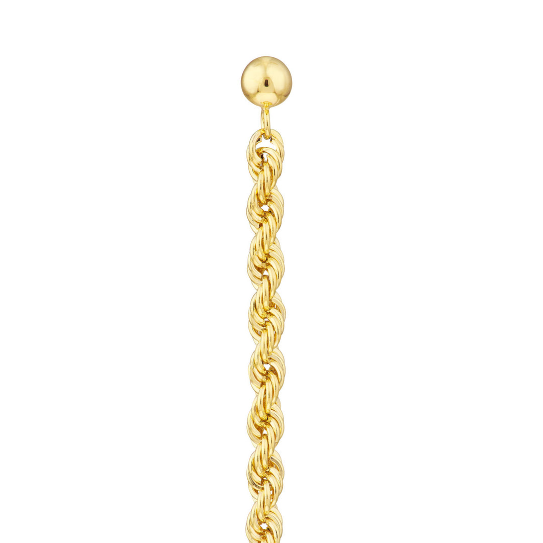 Rope Chain Front to Back Earrings