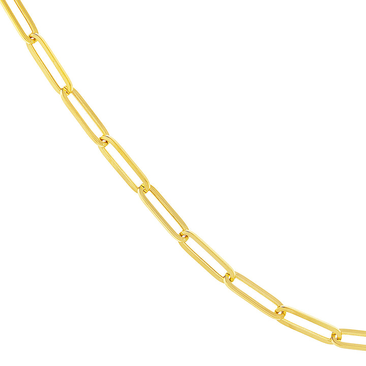 5.10mm Long Paper Clip Split 20" Chain