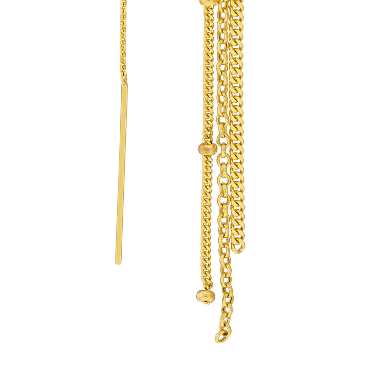 Threader Earrings Multi Chain