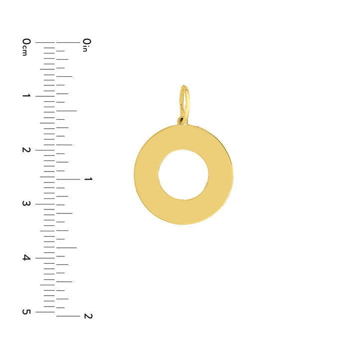 Circle Cutout Engravable Charm