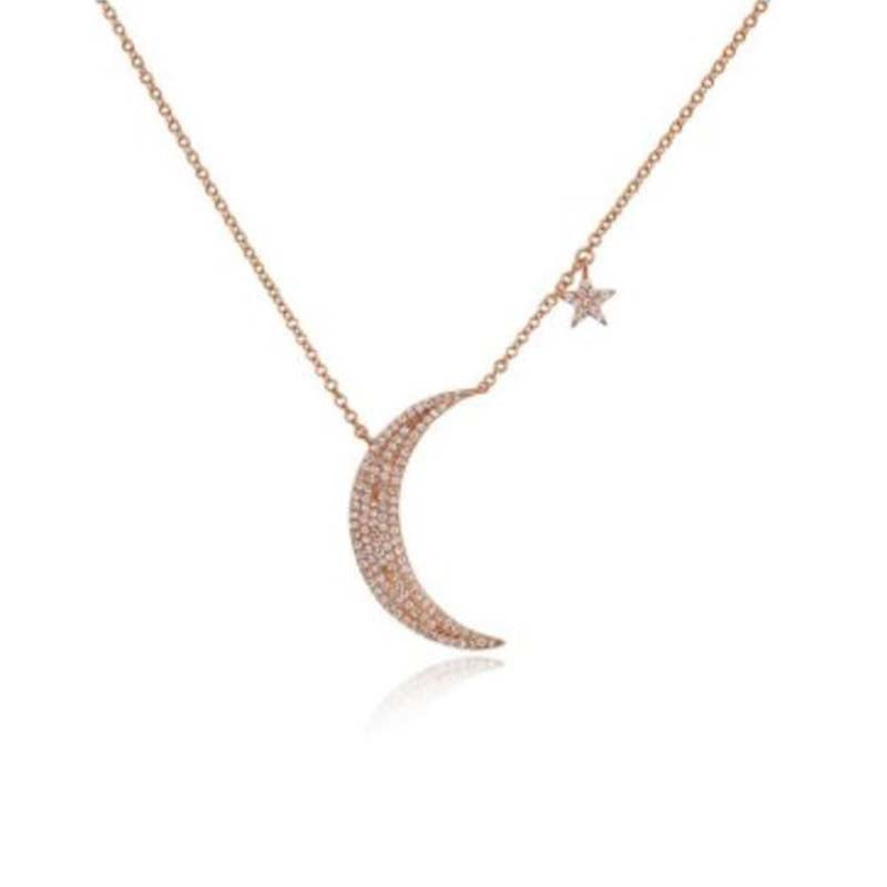 Moon & Star Necklace