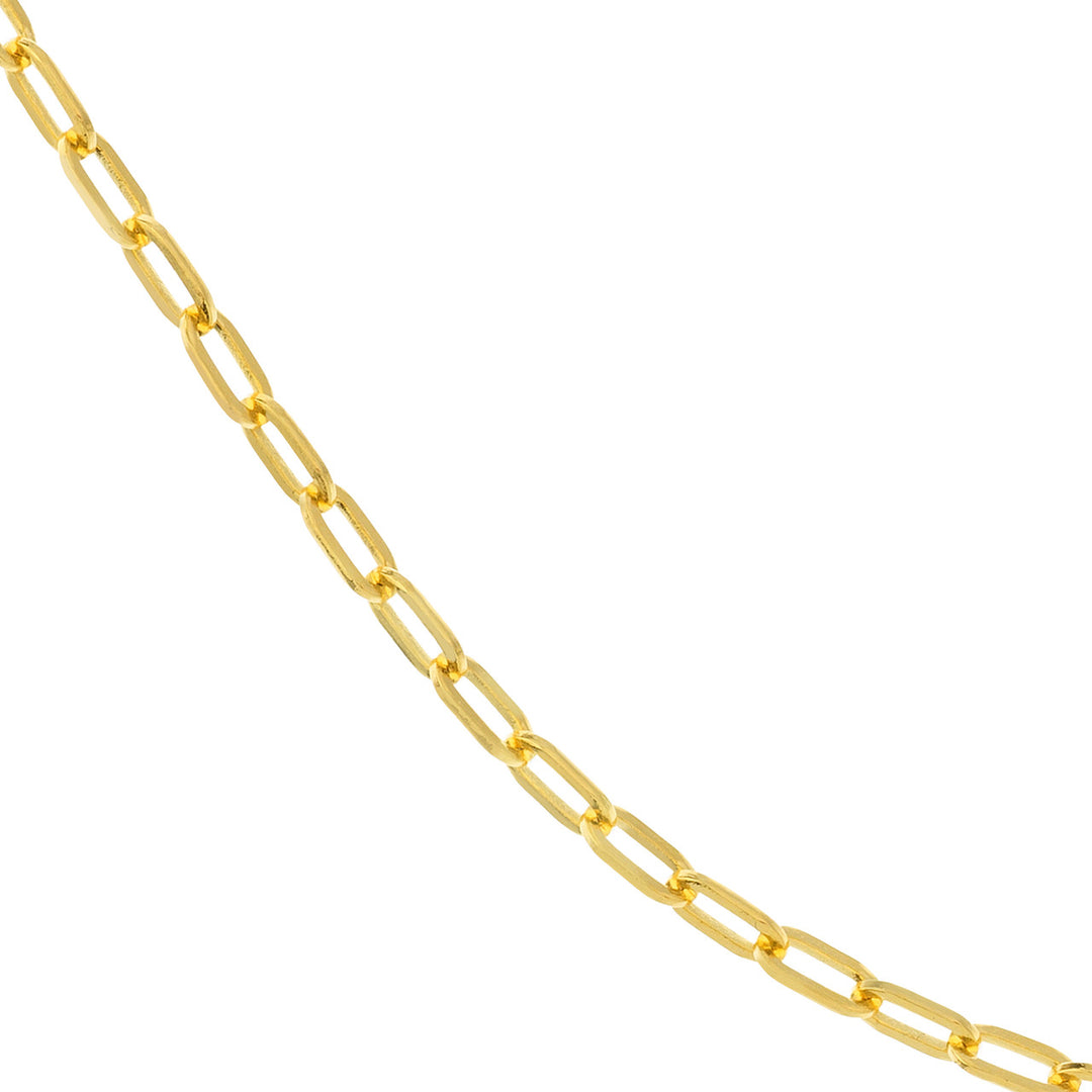 2.5mm Open Paper Clip Split Chain 20"