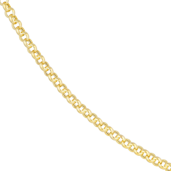 5.2mm Rolo Chain with Pear Lobster Lock