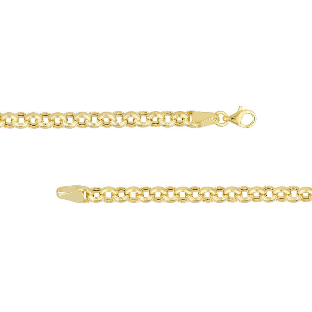 5.2mm Rolo Chain with Pear Lobster Lock