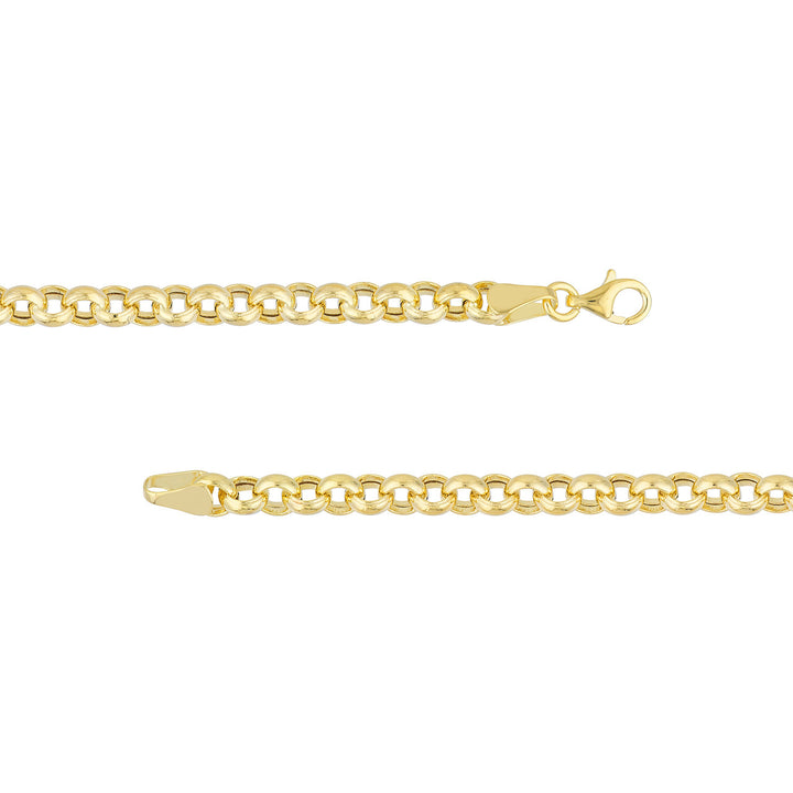 5.2mm Rolo Chain with Pear Lobster Lock