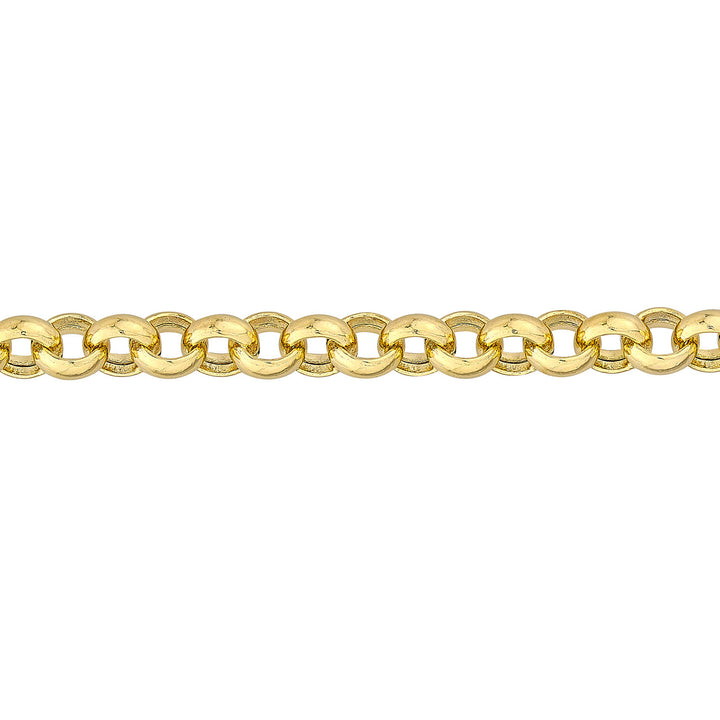 5.2mm Rolo Chain with Pear Lobster Lock Bracelet