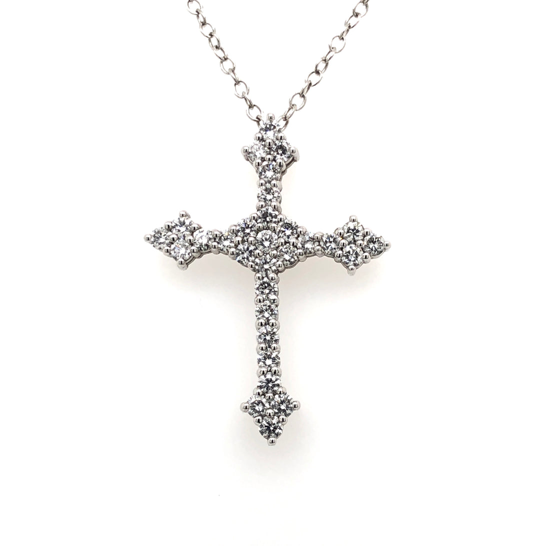 Platinum Diamond Cross