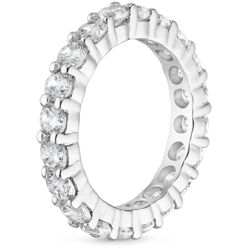 Round Diamond Eternity Band