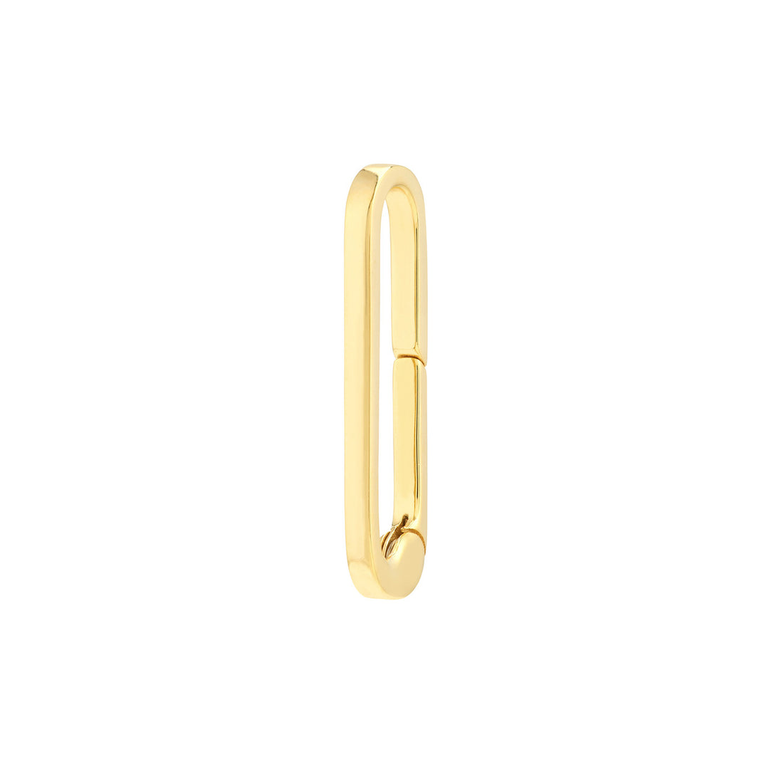 Square Wire Oval Designer Push Lock