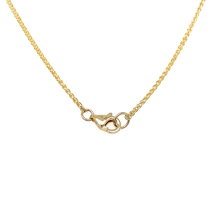 Wheat Chain in 14k Yellow Gold (1.25mm)