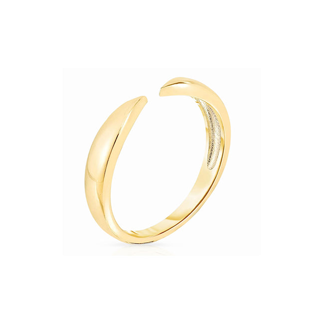 Gold Claw Stackable Ring