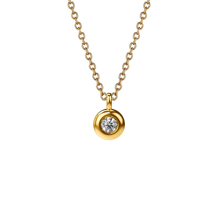 Diamond Pendant in 18K Yellow Gold